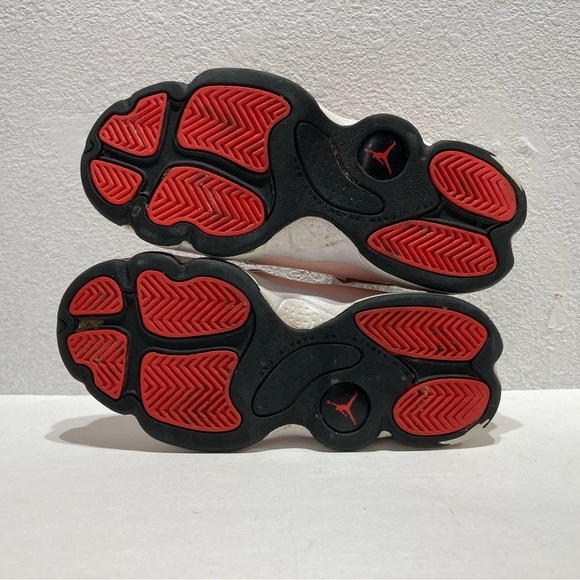 Kids Air Jordan Six Rings Pink Basketball Sneakers - Picture 7 of 8